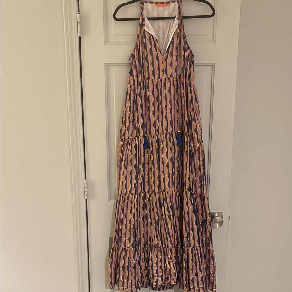 Oliphant Vibrant Patterned Maxi Dress